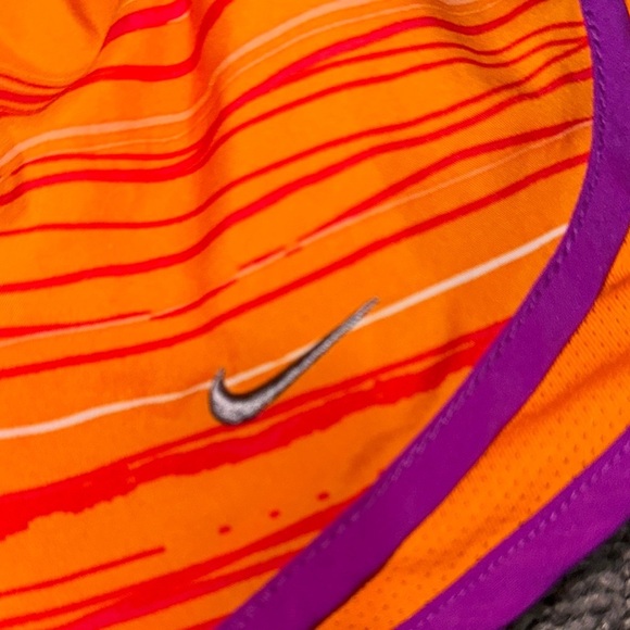 Nike Women's Orange Athletic Shorts - Picture 2 of 5
